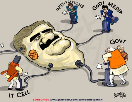 Adani Modi Cartoon