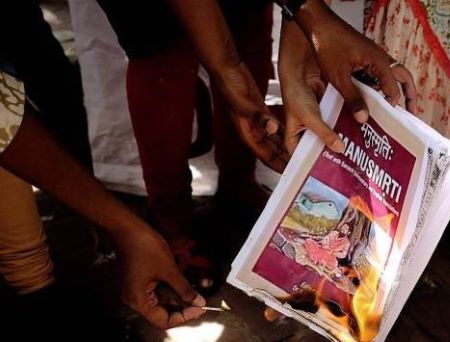 Manusmriti Protest