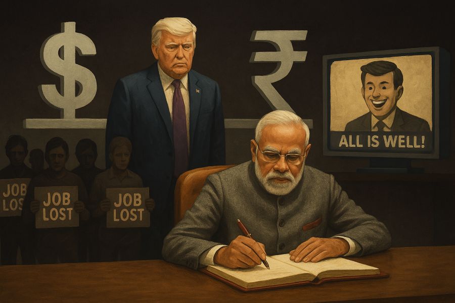 Media Trump Modi Traiff