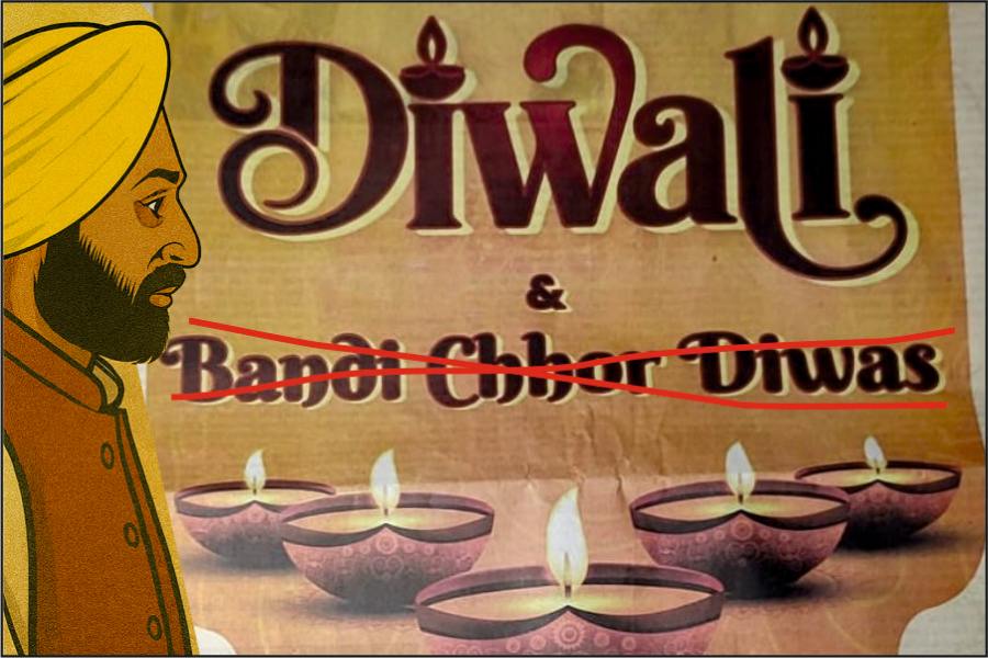 Punjab Government’s Diwali advertisement featuring Bhagwant Mann.