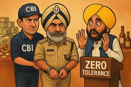 CBI investigation in Punjab and the political silence that followed the Bhullar corruption case.