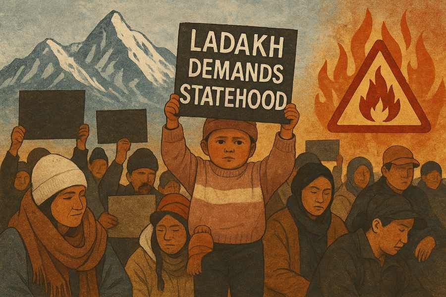 Ladakh Protest Main