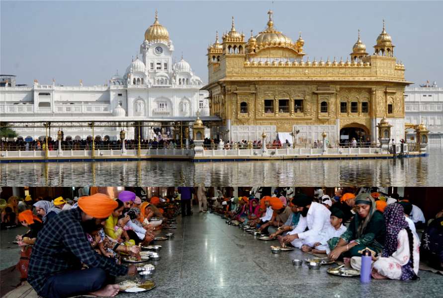 The Golden Temple Langar — where thousands are served fresh meals daily with devotion and equality.