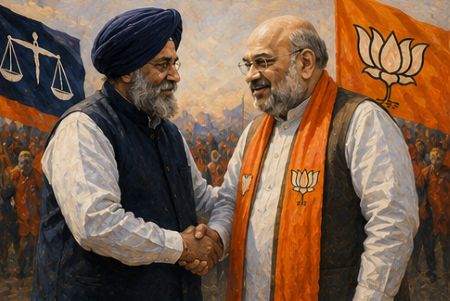 Amit Shah Sukhbir Painting