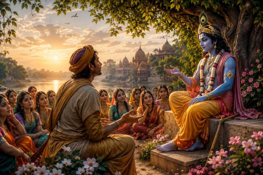 Krishna Udho Gopis